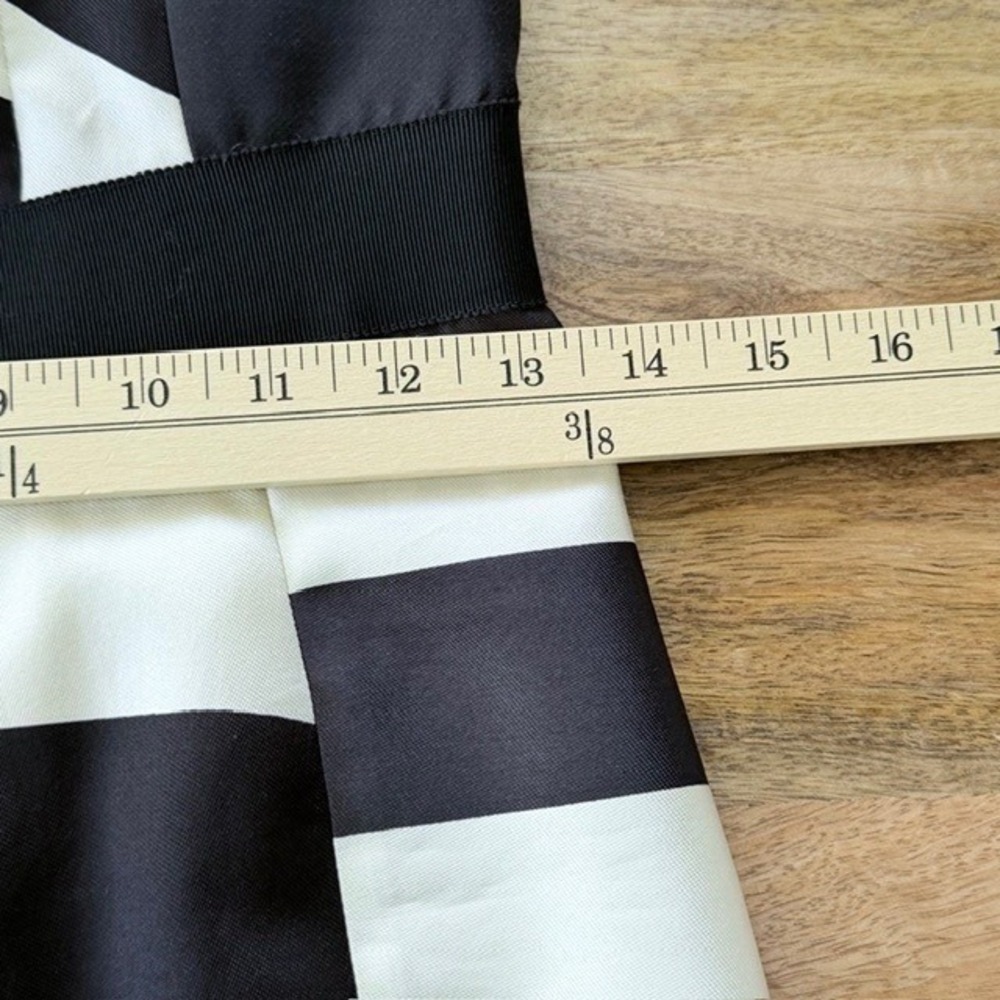 Aquilano Rimond Silk Sheath Dress Black Ivory Purple Mod Art Deco Old Money Sz 4 - Picture 10 of 11